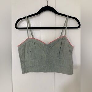American Eagle Outfitters Jean Crop Top